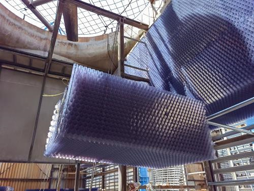 冷卻塔風筒觀感質量通病及其成因分析,冷卻塔風筒圖